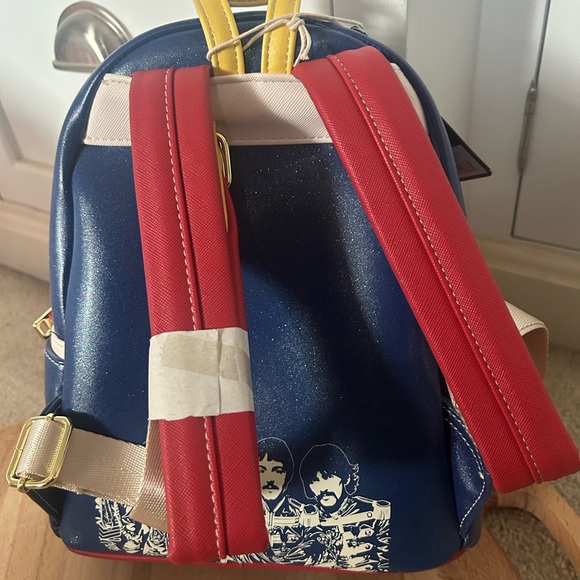 Loungefly The Beatles Blue Backpack LAST ONE - Picture 2 of 3